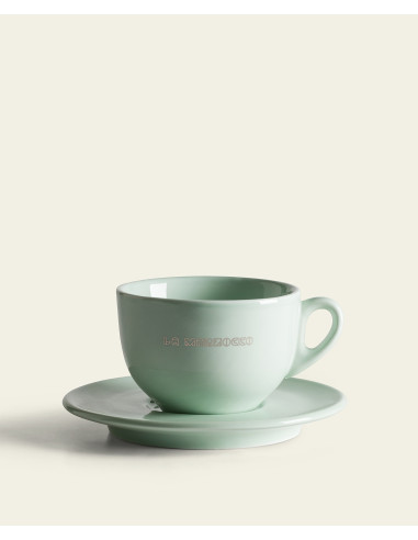 La Marzocco cappuccino šálka s podšálkou, mentolová